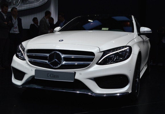 2015 mercedes mercedes benz c class front naias detroit auto show jan 2014