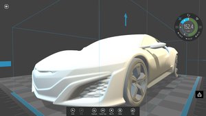 acura nsx 3d printed model1