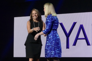 Mayer and Couric at CES 2014