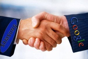 samsung google handshake