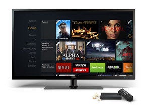 Amazon Fire TV home screen