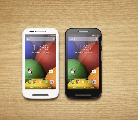 moto e black white combo