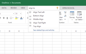 tell me excel