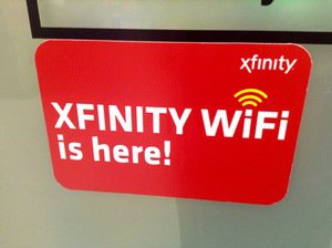 Xfinity Wi-Fi signs