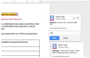 google docs import