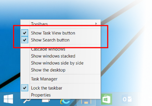 Microsoft Windows 10 Preview Build 9879 tweaks toolbar, adds gestures