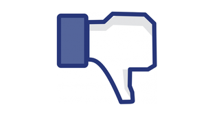 Facebook dislike thumbs down