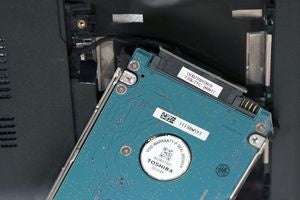 toshiba hard drive remove