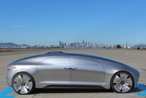 mercedes benz f 015 side view