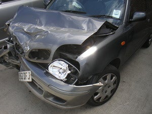 crashed car car crash