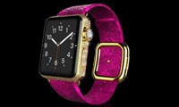 goldoldgenie apple watch pink python