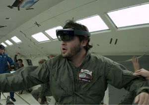 Microsoft hololens in space 2