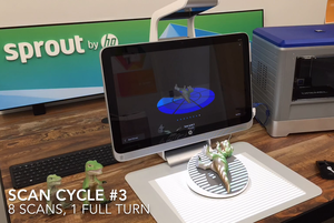 hp sprout 3d capture turntable