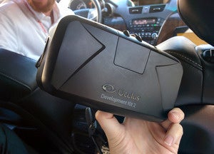 honda virtual reality in car oculus rift dk2