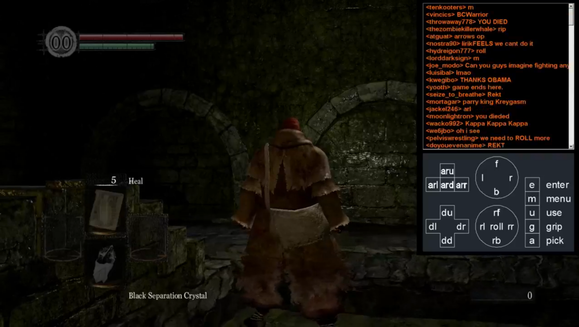 Twitch Plays Dark Souls