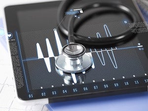 stethoscope tablet healthcare