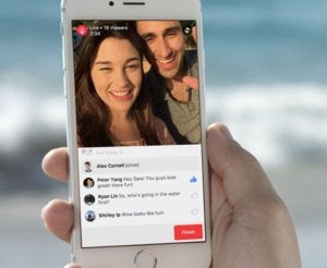 facebook live video ios iphone