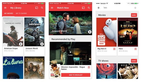 google play movies and tv ios app