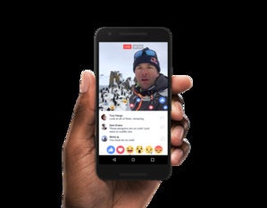 facebook live reactions android