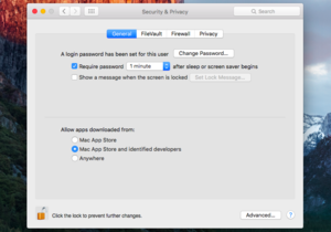 el capitan gatekeeper settings