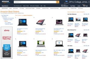 top five laptops amazon aug 8 1034